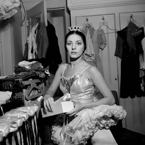 Alicia Alonso performing a dramatic lead role on stage