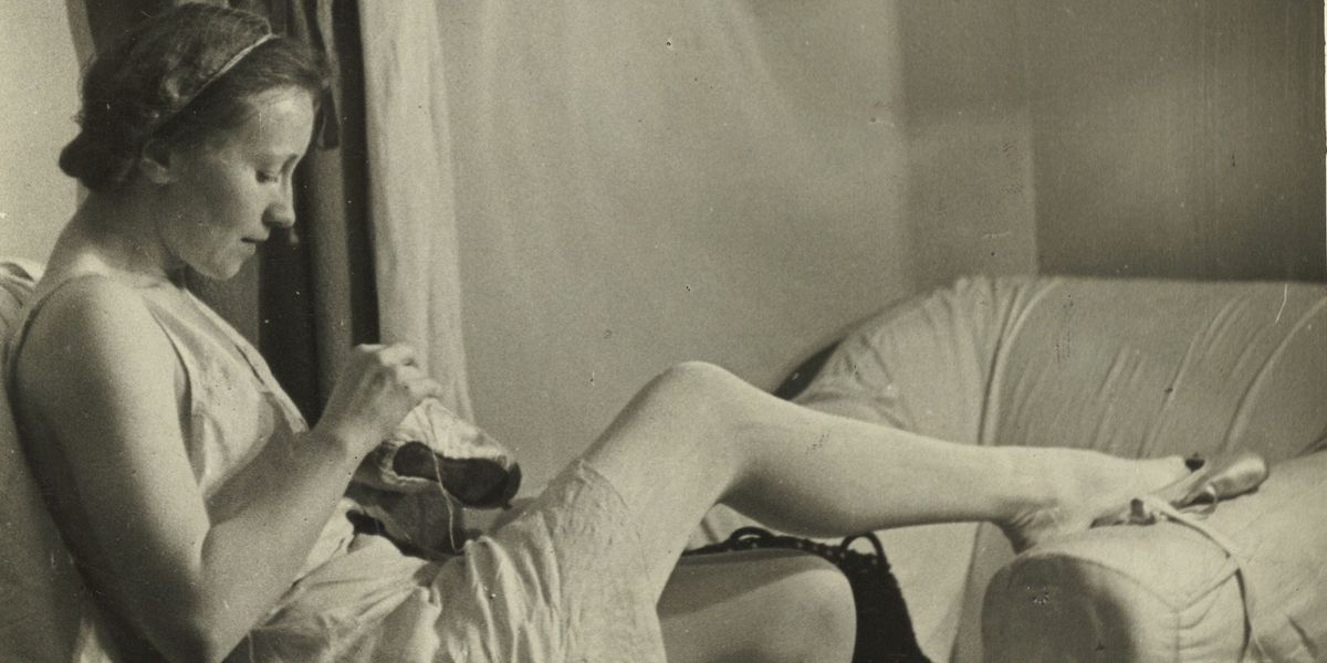Galina Ulanova as a classic dramatic ballerina in Swan Lake or Giselle