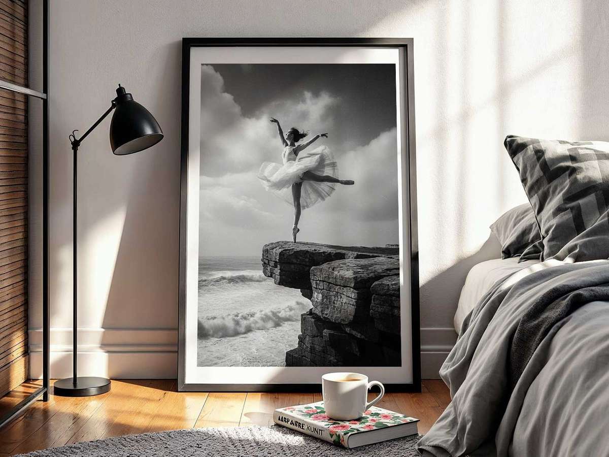 Theatrical poster of Ballerina Fine Art created for rehearsal room decor