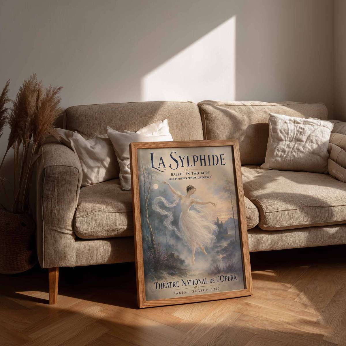 Ballet Aesthetic wall art showcasing elegant lines and a theatrical atmosphere and a poetic visual character