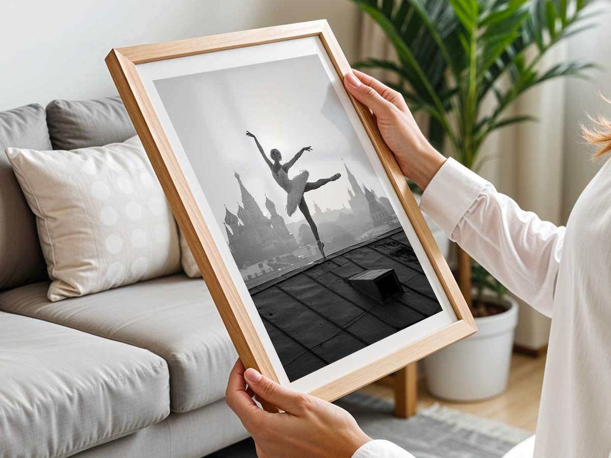 Decorative poster of Ballet Art Photography created for gallery wall decor