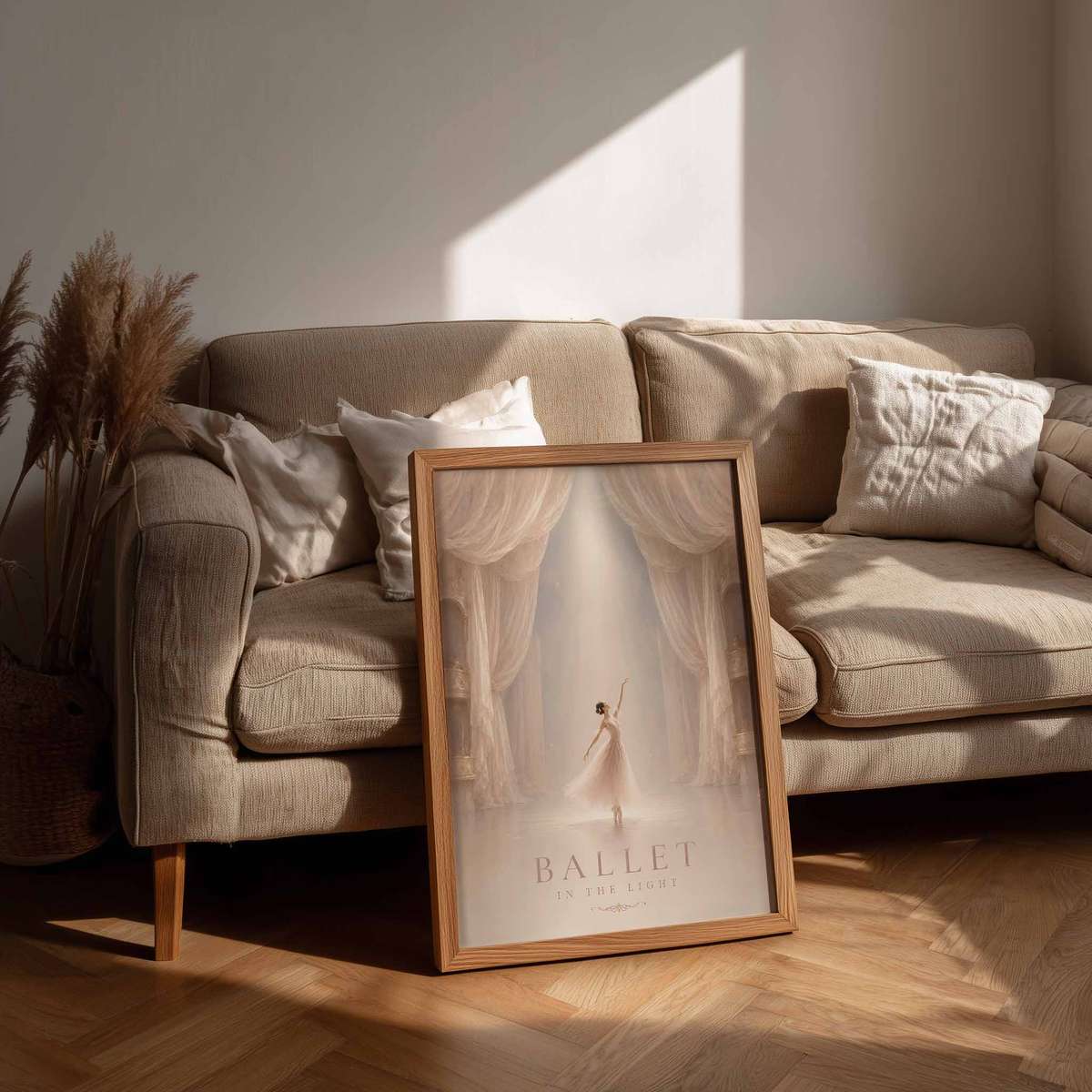 Elegant Ballet Core Aesthetic wall art featuring expressive posture and refined dance details