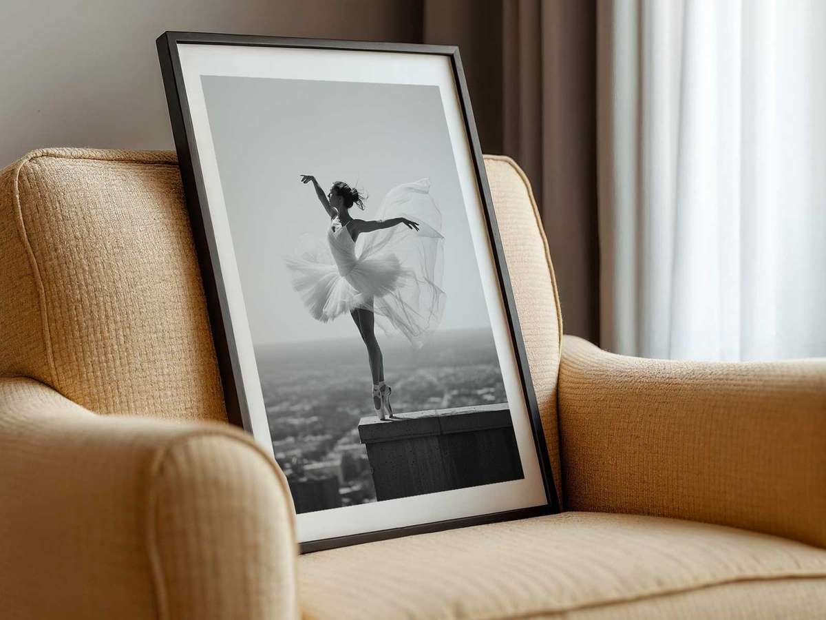Theatrical poster of Ballet created for dancer's bedroom decor