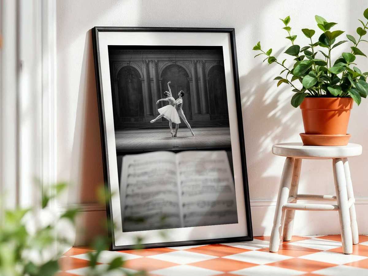 Students practicing at the Bolshoi Ballet Academy barre in a light-filled studio