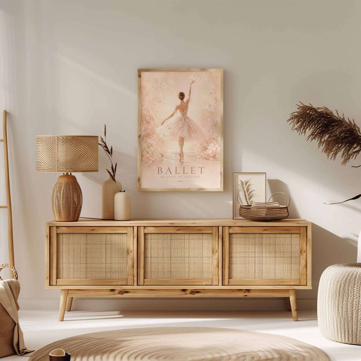 Decorative Aesthetic Ballet artwork designed for dance students and gallery wall decor