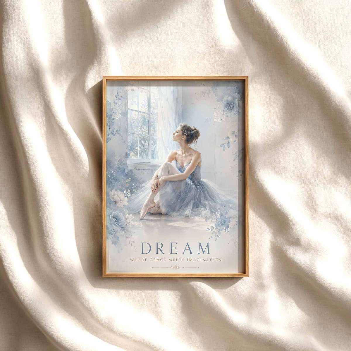 Watercolor Ballerinas – Elegant Ballet Wall Art, Vintage Dance Poster ballet poster shown as refined dance wall art