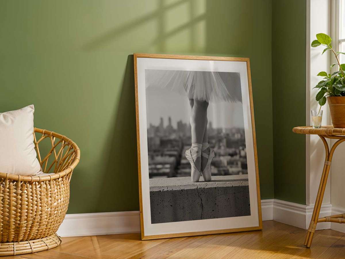 Close view of a ballerina's hands and upper body in a graceful gesture, soft lighting accentuating fine detail