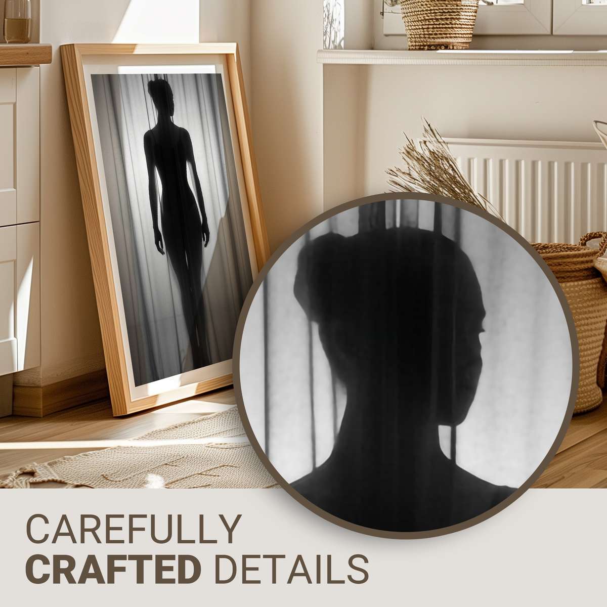 Ballerina with a soft veil draped over one shoulder emphasizing graceful neck and shoulder line