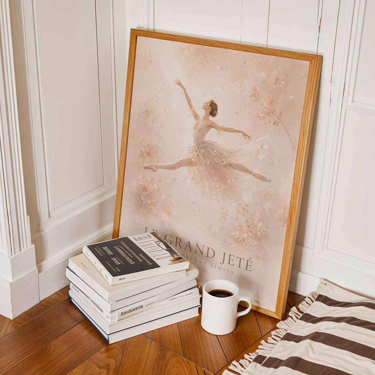 Vintage wall art of Ballet created for rehearsal room decor