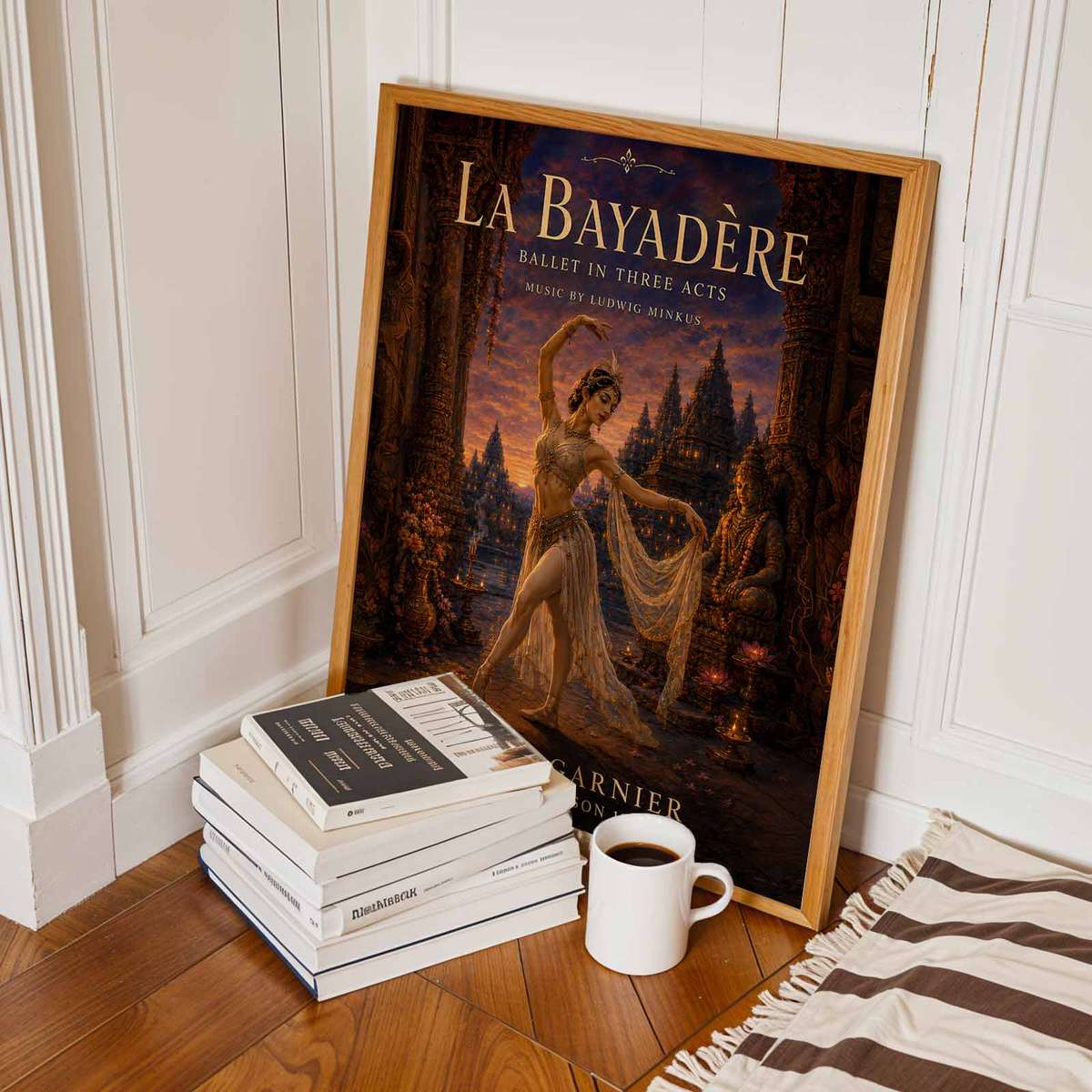 Vintage wall art centered on Ballet with a graceful atmosphere